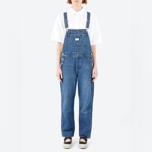 Chanel Y2K Vintage Blue Denim Overalls Sz. 40
